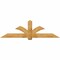 Ekena Millwork Redmond Rough Sawn Timber Gable Bracket, Western Red Cedar, 84"W x 24"H x 4"D x 6"F, 7/12 Pitch GBW084X24X0406RED00RWR - alternate 1